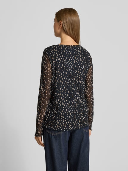 Smith and Soul Longsleeve aus Mesh mit Rundhalsausschnitt Dunkelblau 5