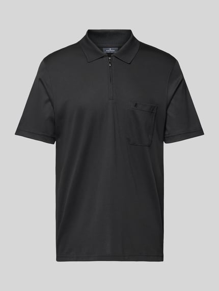 RAGMAN Regular Fit Poloshirt mit Brusttasche Black 2