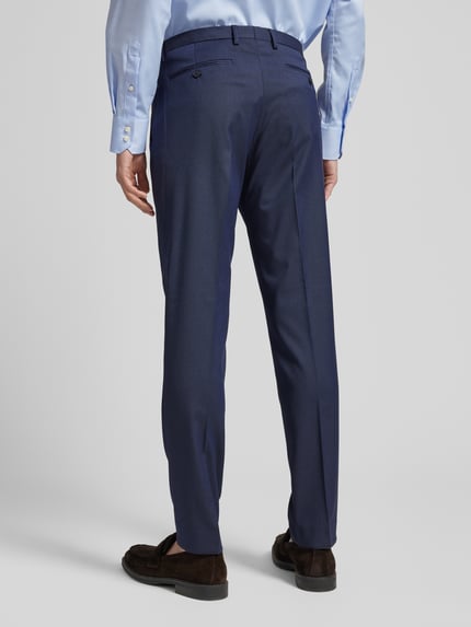 MCNEAL Super spodnie garniturowe o kroju super slim fit z kantami Granatowy 5