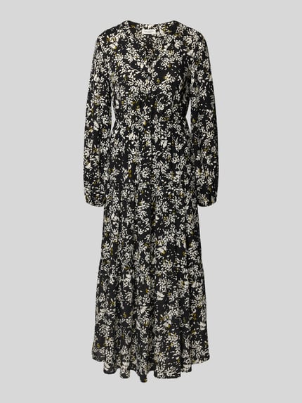 Marc O'Polo Ausgestelltes Freizeitkleid aus Viskose-Mix Black 2