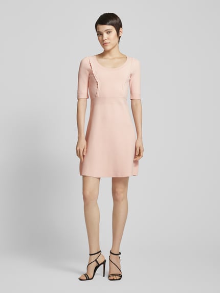 Marciano Guess Minikleid in unifarbenem Design Modell 'DIANA' Hellrosa 1