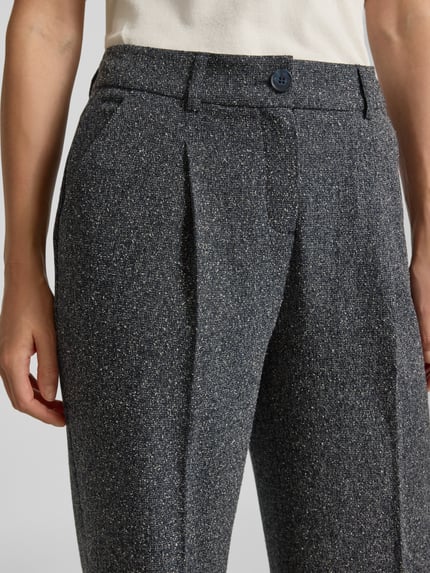someday. Regular fit broek met viscose, model 'Cisilia' Marineblauw - 3