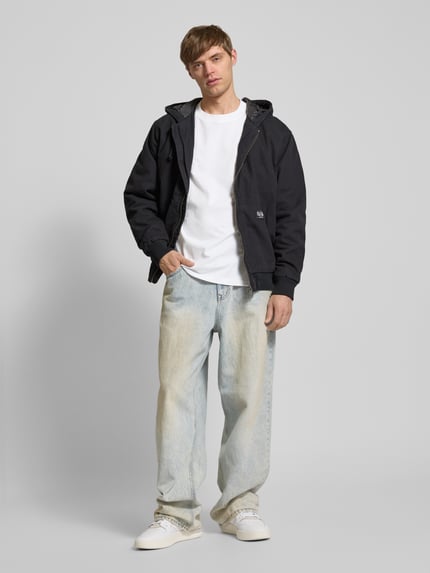 REVIEW Oversized T-shirt met labelprint Wit - 1
