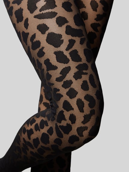 JOOP! COLLECTION 30 DEN eng anliegende Strumpfhose mit Leopardenmuster Black 3
