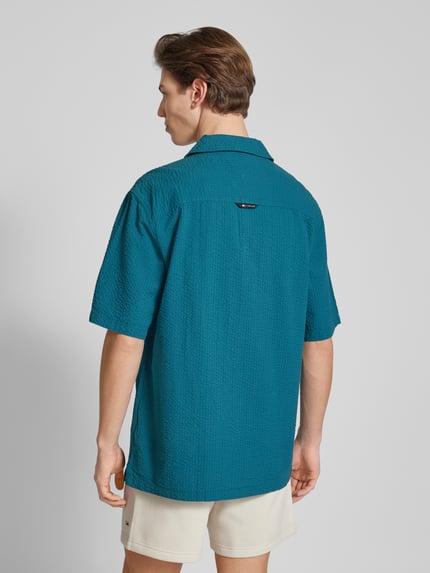 Tommy Jeans Relaxed fit vrijetijdsoverhemd met 1/2-mouwen Petrol - 5