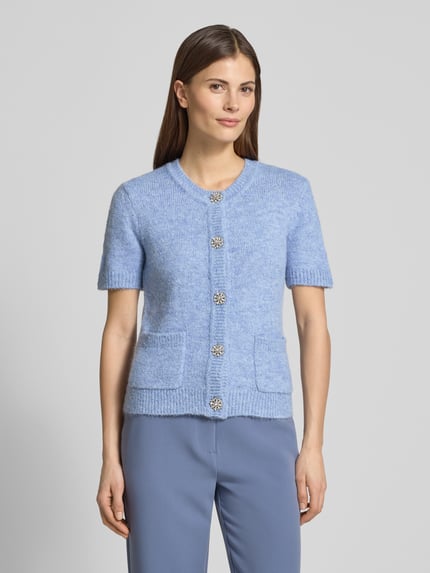 GUIDO MARIA KRETSCHMER WOMAN Cardigan mit Woll-Anteil Modell 'Daphne' - GMK for Bridgerton Hellblau 4