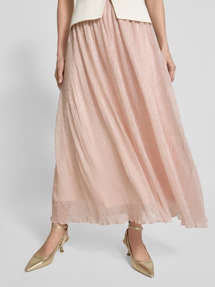 Oui Maxirock mit Strukturmuster Rose 3