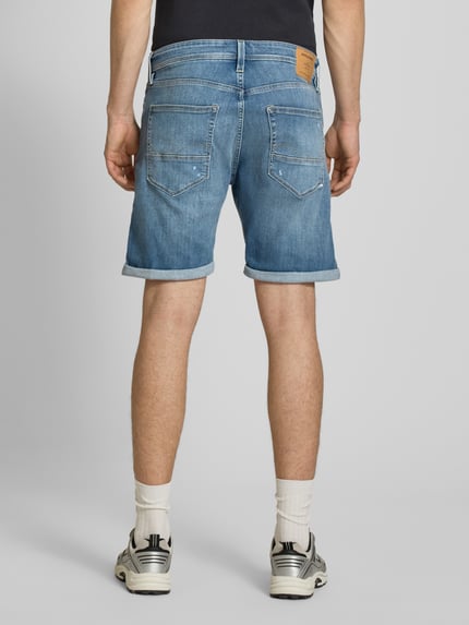 JACK & JONES Jeansshorts mit Umschlag Modell 'RICK' Hellblau 5