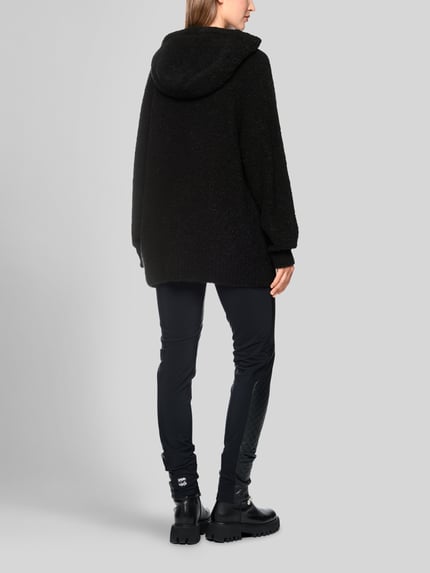 Marc Cain oversized pullover van mix van alpaca en wol Zwart - 5