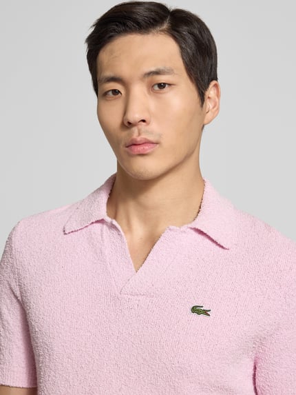 Lacoste regular fit poloshirt van katoenmix Roze - 3