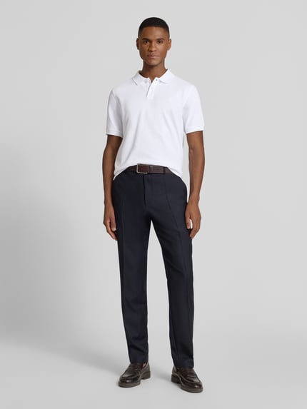 Marc O'Polo Poloshirt aus Baumwolle Weiss 1