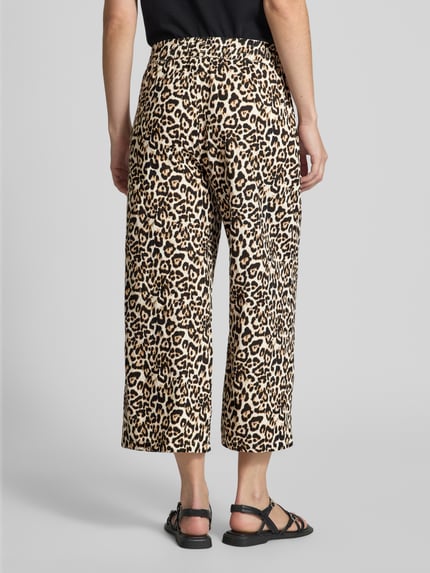 b.young Linnen broek met elastische band, model 'FALAKKA' Zwart - 5