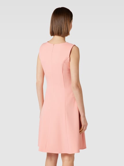 MORE & MORE Knielanges Kleid mit breiten Trägern Lachs 5
