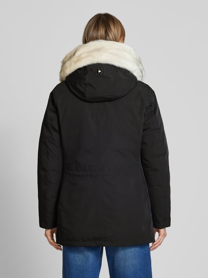 Wellensteyn Parka met imitatiebont, model 'ENTERPRISE' Zwart - 5