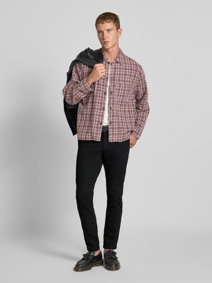 JACK & JONES Slim Fit Hose mit Eingrifftaschen Modell 'MARCO' Black 1