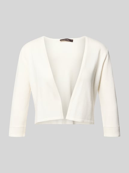 Produktfoto, Bolero aus Viskose-Mix mit 3/4-Arm von Vera Mont in Creme, Regular-Fit, offene Front, Rückenlänge 41 cm, Größe S