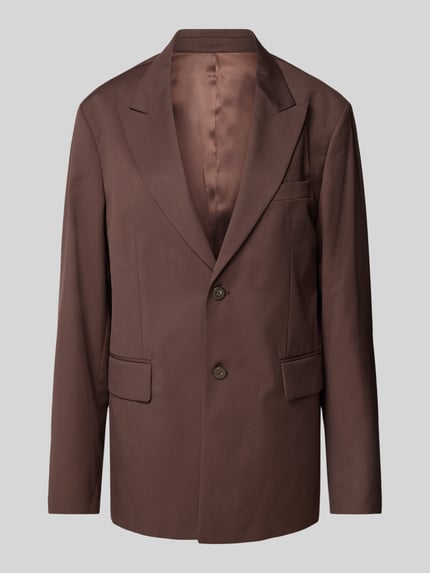 MANGO Sakko mit Brustleistentasche Modell 'Santos' Mittelbraun 2