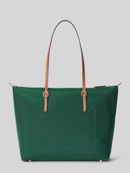 Lauren Ralph Lauren Henkeltasche mit Logo-Detail Modell 'KEATON' Dunkelgruen 4