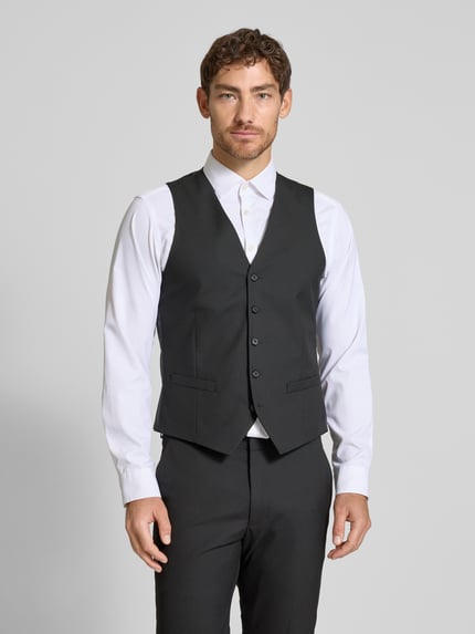 MCNEAL Gilet met knoopsluiting Zwart - 4