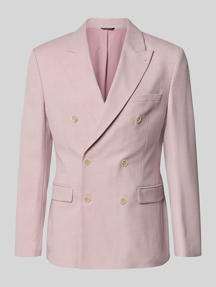 Slim Fit Anzugjacke mit Reverskragen Shop The Look MANNEQUINE