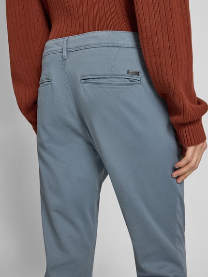 JACK & JONES Regular fit chino met stretch, model 'MARCO' Blauw - 3