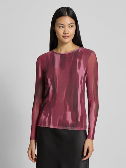 b.young Longsleeve mit Rundhalsausschnitt Modell 'Paloma' Hellgrau 4