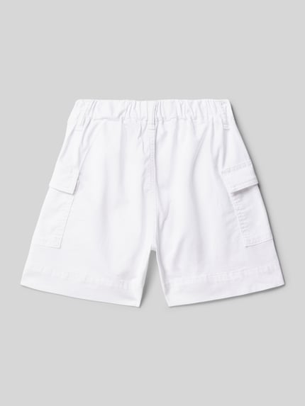 Blue Effect Regular fit korte cargobroek met riemlussen Wit - 3