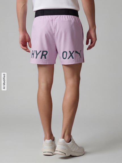 PUMA Performance Regular Fit Sportshorts mit Label-Print Lavender 5