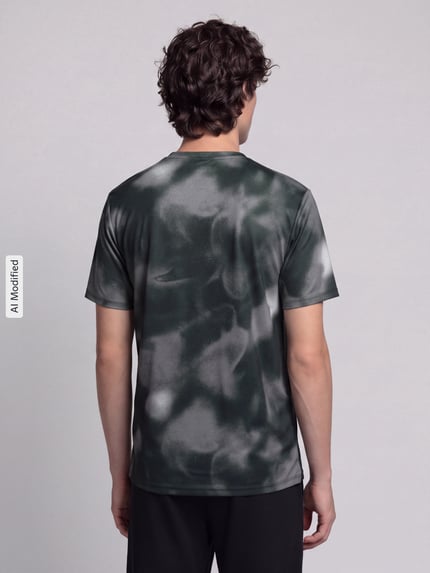 Nike Training Regular fit sport-t-shirt met logoprint model 'MILER' Zwart - 5