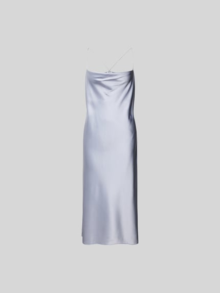 Filippa K Midi-jurk van zijdemix Blauw - 2