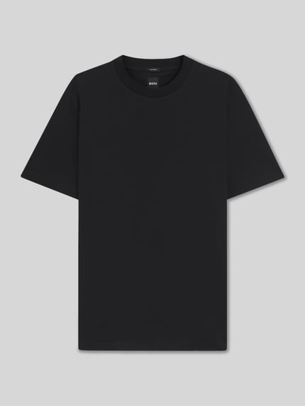 BOSS Regular Fit T-Shirt aus reiner Baumwolle Modell 'THOMPSON 432' Black 2