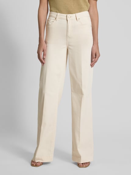 Liu Jo White Jeans mit 5-Pocket-Design Offwhite 4