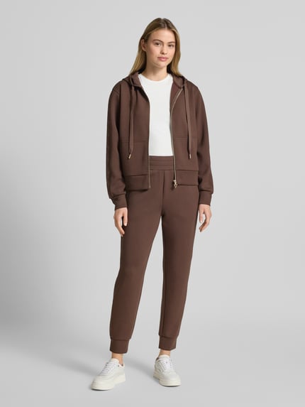 GUESS Sweatjacke mit Kapuze Schoko 1