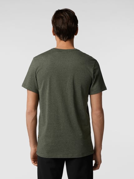 G-Star RAW Regular fit t-shirt van puur katoen Olijfgroen gemêleerd - 5