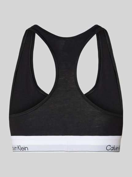 Calvin Klein Underwear Bralette met label in band Zwart - 3
