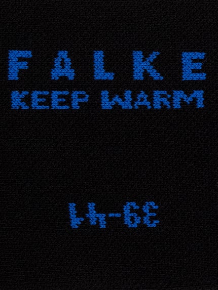 FALKE Sokliners met stretch model 'Invisible Keep Warm' Zwart - 3