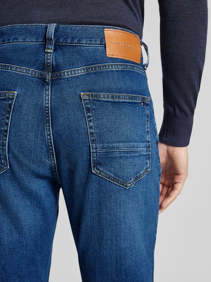 Tommy Hilfiger Comfort Fit Jeans aus Viskose im 5-Pocket-Design Modell 'MERCER' Jeansblau 3