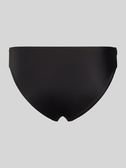 BOSS Figi bikini w kroju regular fit z plecionym pasem Czarny 3