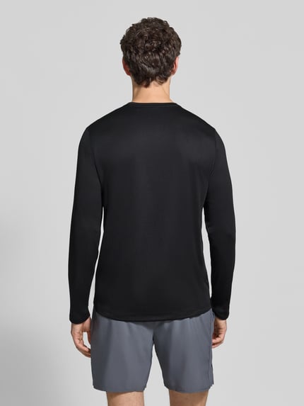 ASICS Regular fit shirt met lange mouwen met logoprint Zwart - 5