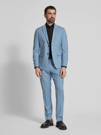 Jake*s Slim Fit Business-Hemd mit Kentkragen Black 1