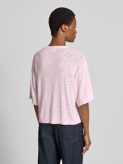 FREE/QUENT Relaxed Fit Pullover aus Viskose-Mix Modell 'Vicki' Hellrosa 5