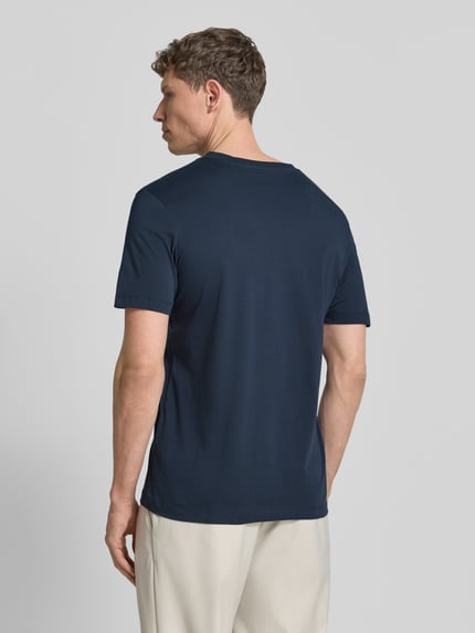 s.Oliver RED LABEL Regular Fit T-Shirt aus reiner Baumwolle Marine 5