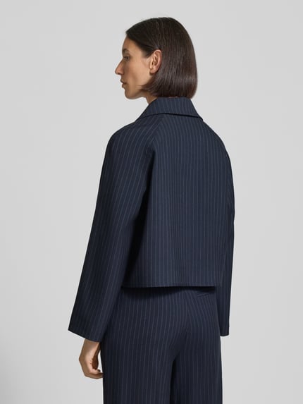 LOLLYS LAUNDRY Korte blazer met reverskraag, model 'Amin' Donkerblauw - 5