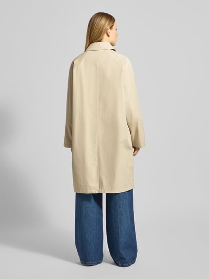 ICHI Mantel mit Umlegekragen und Eingrifftaschen Modell 'GEZAV' Beige 5