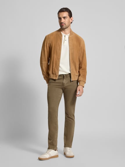 MCNEAL Jeansy o kroju slim fit w 5 kieszeni Błotnisty 1