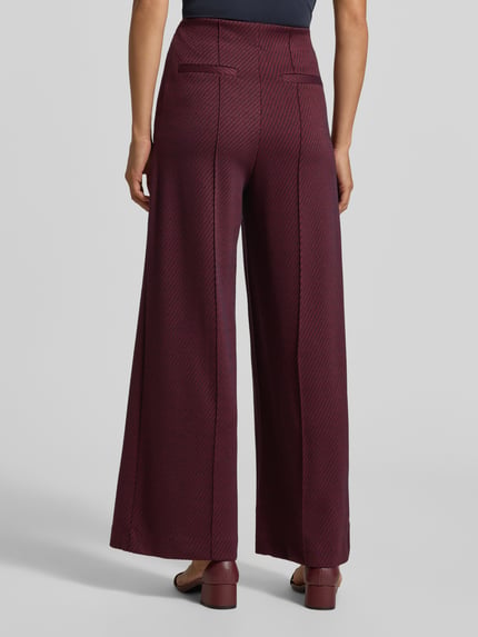 ICHI Wide Fit Hose mit Viskose-Anteil Modell 'Kate' Bordeaux 5