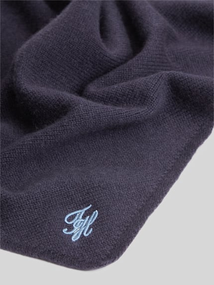 Tommy Hilfiger Schal aus Woll-Kaschmir-Mix Marine 2