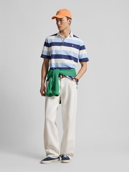 Polo Ralph Lauren Relaxed Fit Poloshirt aus reiner Baumwolle Blau 1