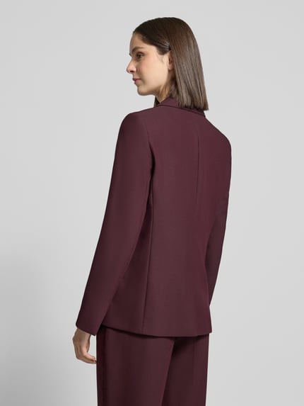 Christian Berg Cocktail Slim Fit Blazer mit Pattentaschen Aubergine 5