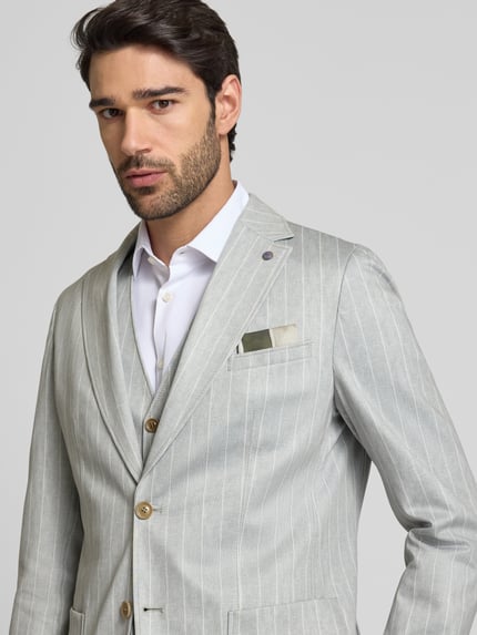 CG – CLUB of GENTS Sakko mit aufgesetzten Taschen Modell 'Carter' Lind 3